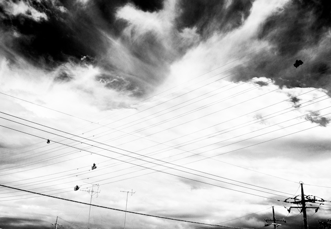 Utility Workers Near Tokyo