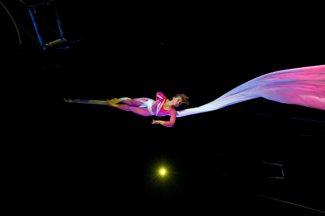 Trapeze Artist at Circus Circus, Las Vegas