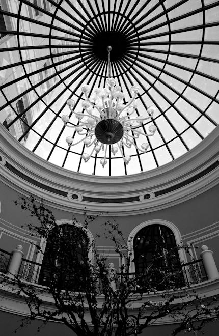 Bellagio hotel ceiling