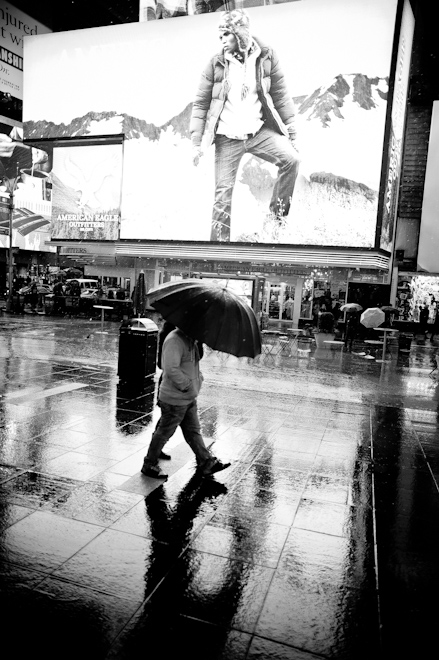 Times Square Rain