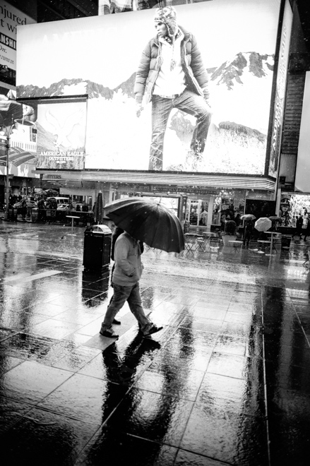 Times Square Rain