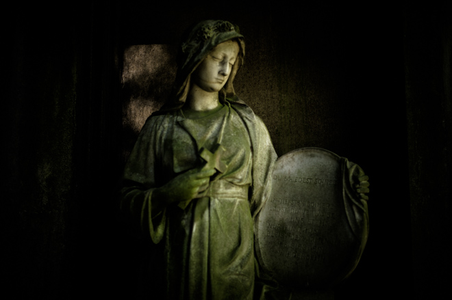 Cemetery Statue