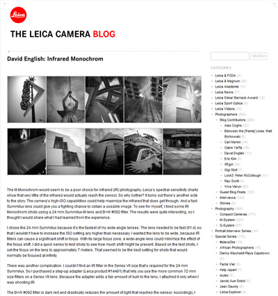 Leica Camera Blog Guest Post