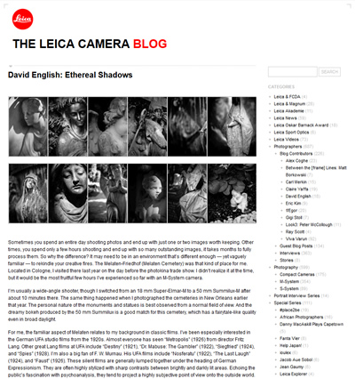 Leica Camera Blog Guest Post