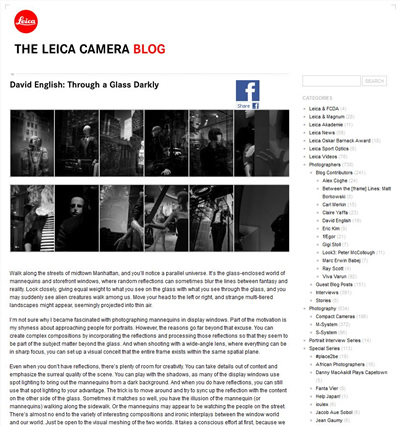 Leica Camera Blog Guest Post