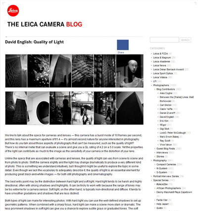 Leica Camera Blog Guest Post